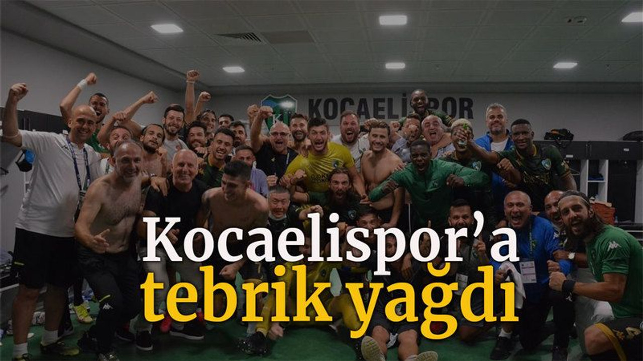 Kocaelispor’a tebrik yağdı